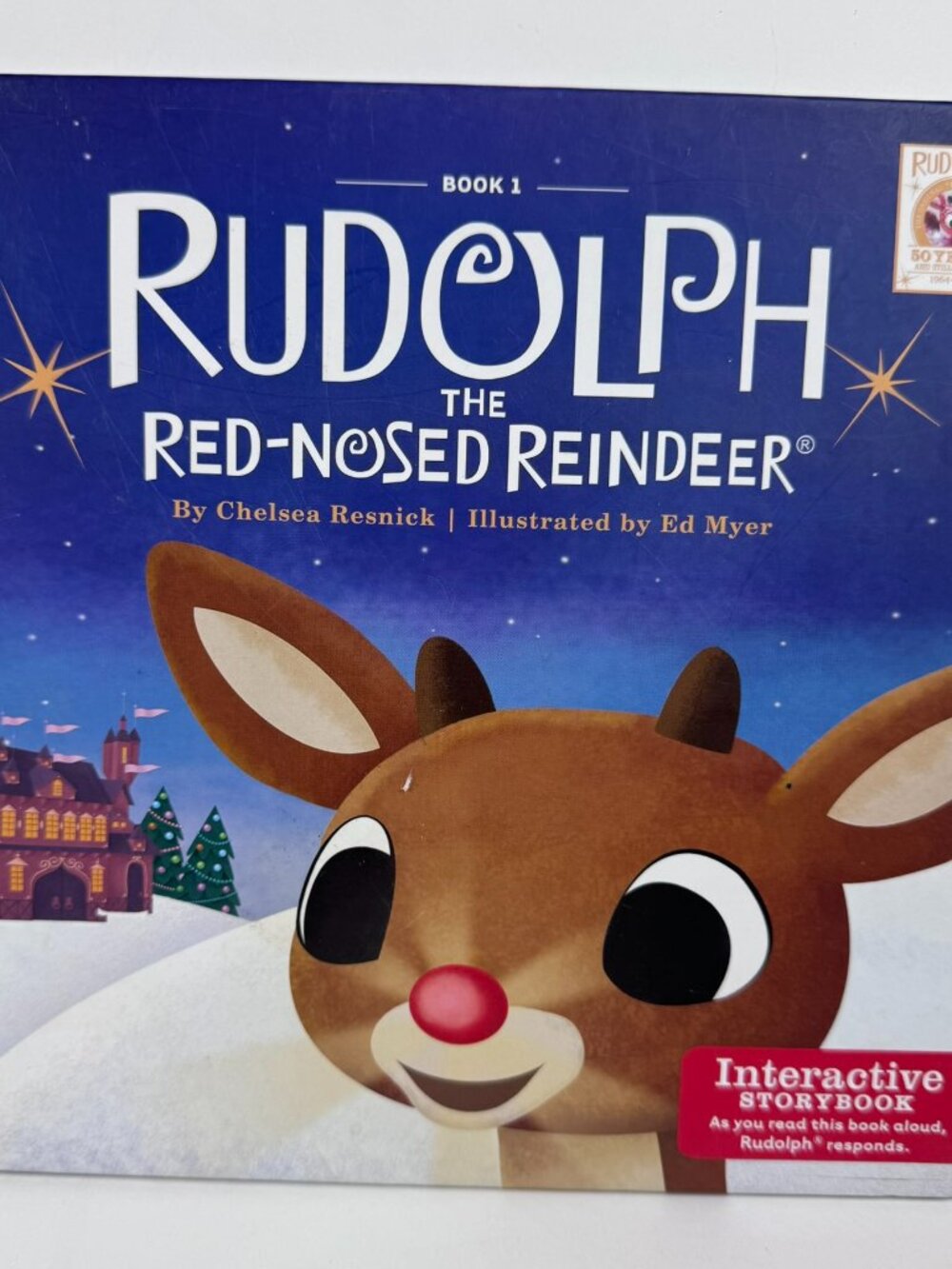 Hallmark Rudolph The Red-Nosed Reindeer Interactive Storybook Book 1 Hardcover